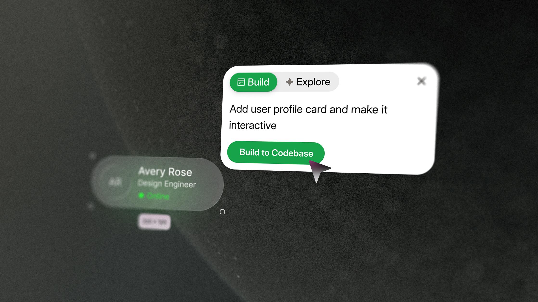 Building a design into a live feature