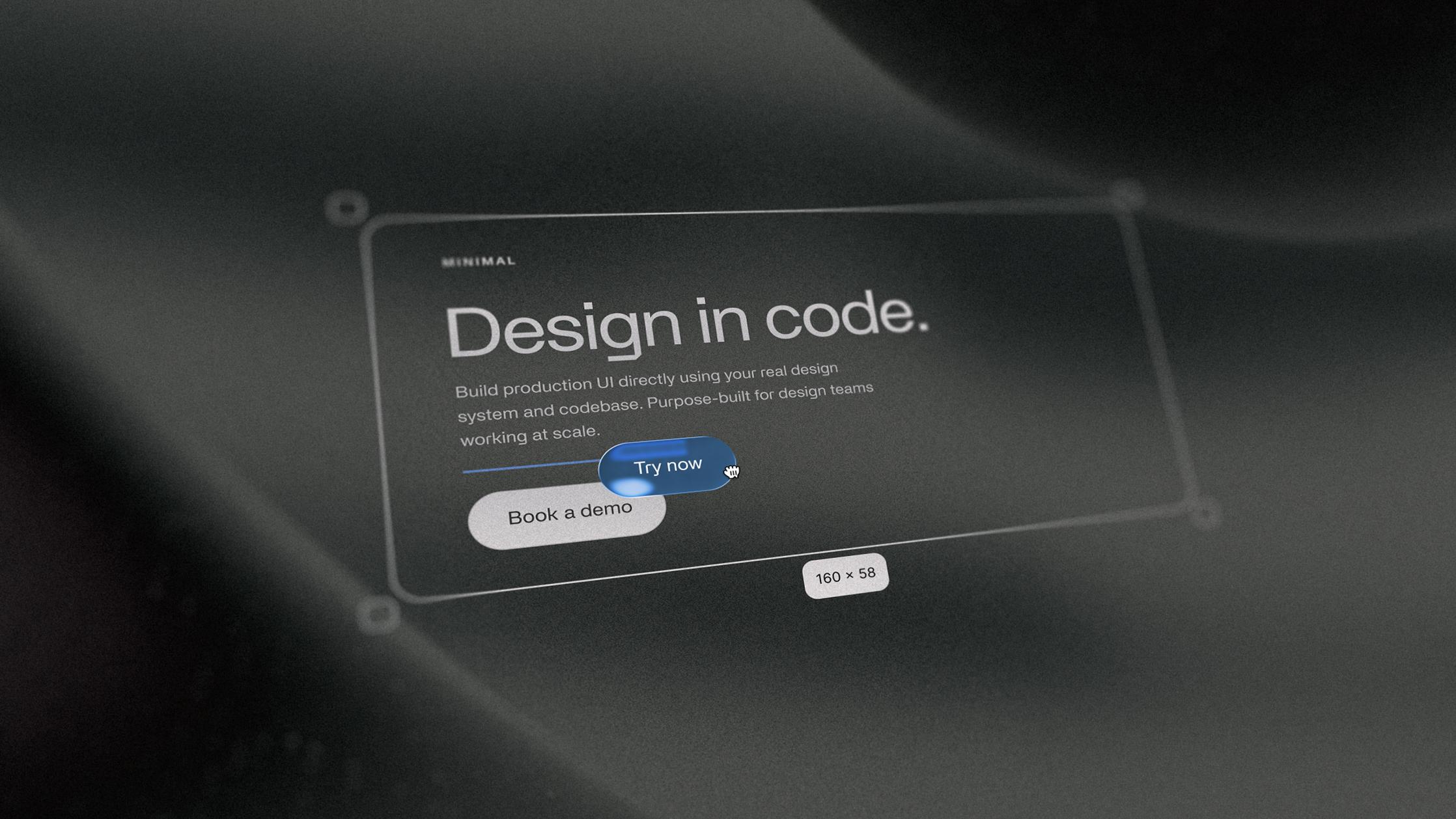 Resizing a component with native design controls
